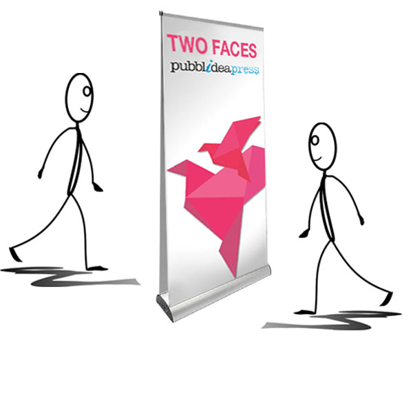 Banner Roll Up Bifacciale Two Faces