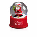 Sfera di neve con Babbo Natale gadget promozionale