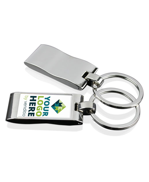 Portachiavi in metallo Wave