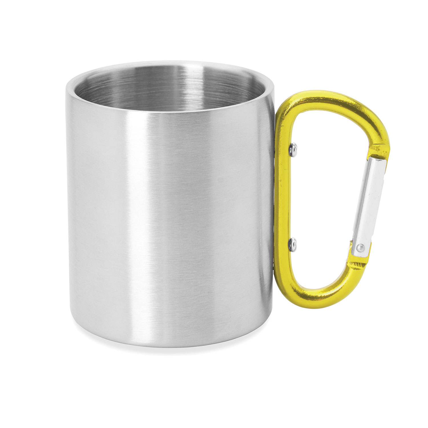 Tazza Moschettone Trek Manico Giallo Personalizzata