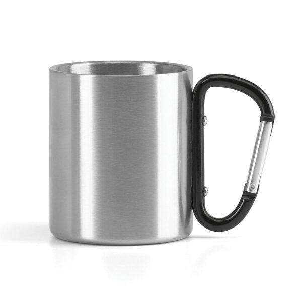 Tazza Moschettone Trek Manico Nero Personalizzata