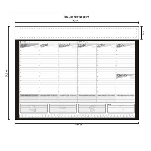 Planning A3 Settimanale Color