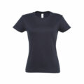 T Shirt Personalizzata Cotone Strong Donna Blu Navy