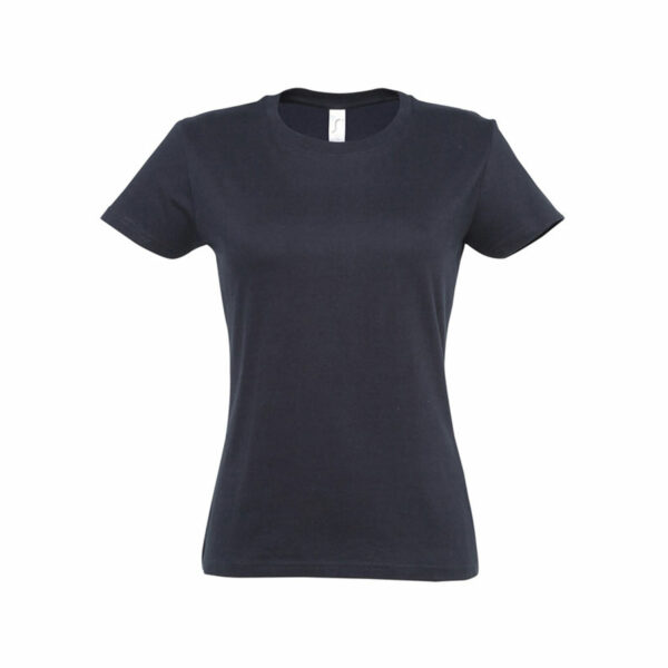T Shirt Personalizzata Cotone Strong Donna Blu Navy