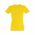T Shirt Personalizzata Cotone Strong Donna Giallo Scuro