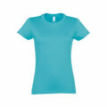 T Shirt Personalizzata Cotone Strong Donna Turchese