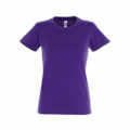 T Shirt Personalizzata Cotone Strong Donna Viola