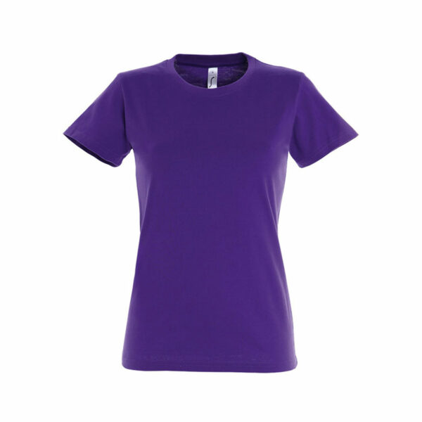 T Shirt Personalizzata Cotone Strong Donna Viola