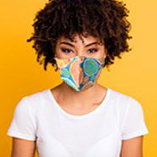 Mascherina Stampata Color