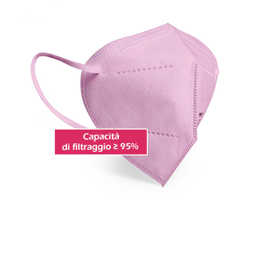 Mascherina Ffp2 rosa