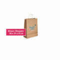 Shopper di carta kraft personalizzata S gadget promozionale