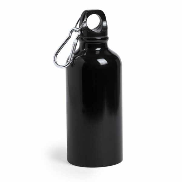 Borraccia Alluminio Personalizzata Nera 400 Ml