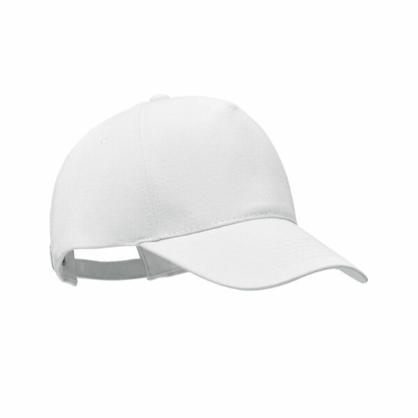 Cappellino Personalizzato Cotone Organico Bianco
