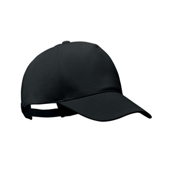 Cappellino Personalizzato Cotone Organico Nero