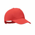 Cappellino Personalizzato Cotone Organico Rosso