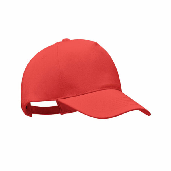 Cappellino Personalizzato Cotone Organico Rosso