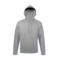 Felpa Personalizzata Cappuccio Hood Grigio Melange