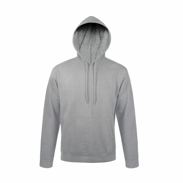 Felpa Personalizzata Cappuccio Hood Grigio Melange