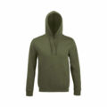 Felpa Personalizzata Cappuccio Hood Verde Scuro