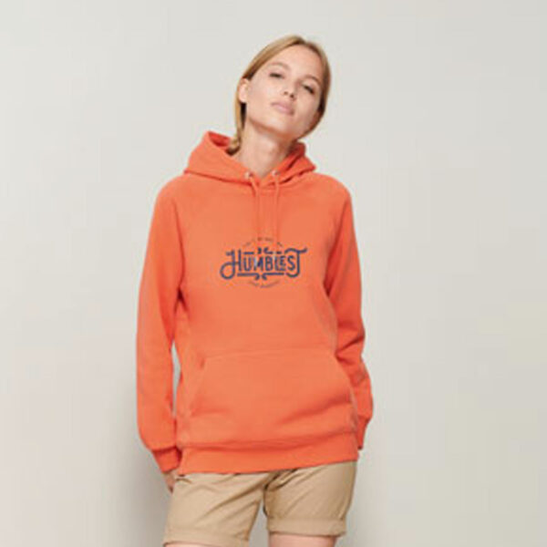 Felpa Personalizzata Cotone Biologico Eco Hood Unisex
