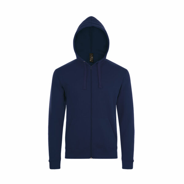 Felpa Personalizzata Zip Blu Notte