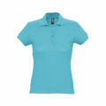 Polo Personalizzata Classic Donna Azzurro