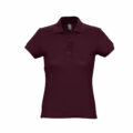 Polo Personalizzata Classic Donna Bordeaux