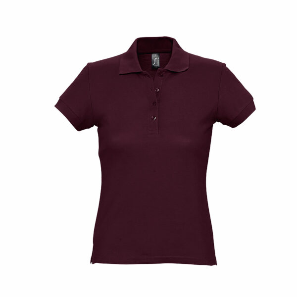 Polo Personalizzata Classic Donna Bordeaux