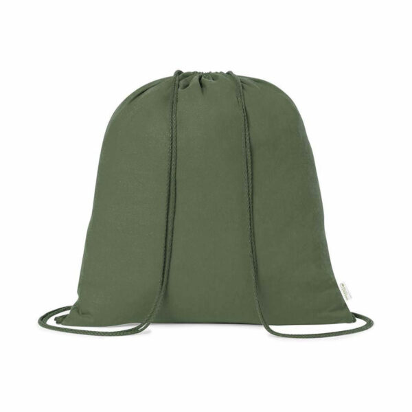 Zaino Organic Color Verde Scuro Oliva Militare