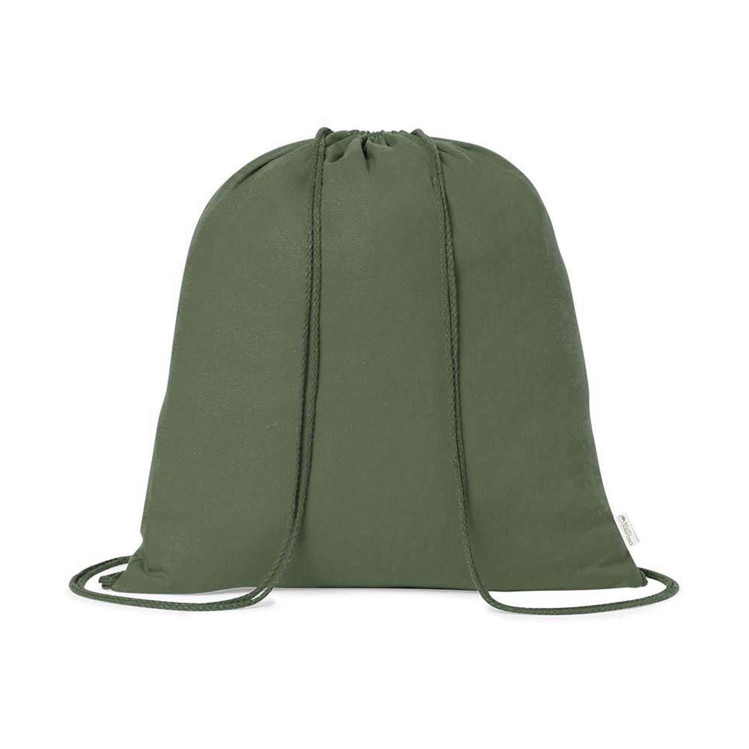 Zaino Organic Color Verde Scuro Oliva Militare