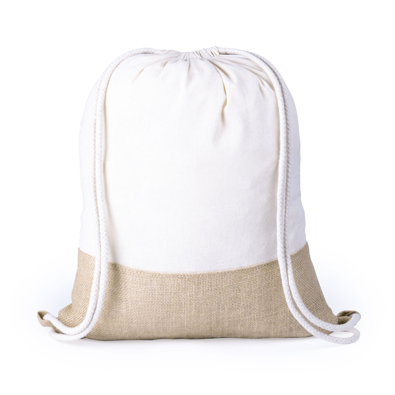 Zaino Personalizzato Ecologico Eco Duo Naturale Pieno