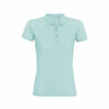 Polo Personalizzata Cotone Organico Celeste