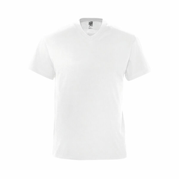 T Shirt Personalizzata Collo V Bianco