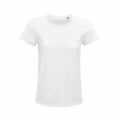 T Shirt Personalizzata Cotone Biologico Eco Donna Bianca