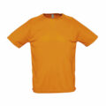 T Shirt Personalizzata Sportiva Arancione Fluo