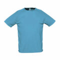T Shirt Personalizzata Sportiva Azzurro