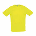 T Shirt Personalizzata Sportiva Giallo Fluo