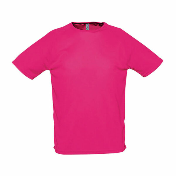 T Shirt Personalizzata Sportiva Rosa Fluo