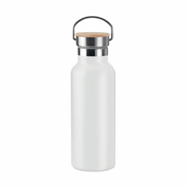 Borraccia Termica Cap Borraccia Termica Personalizzata Legno Bianco