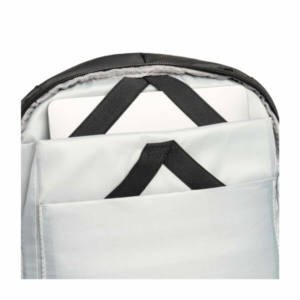 Zaino Personalizzato Antifurto Grigio Dettaglio Tasche