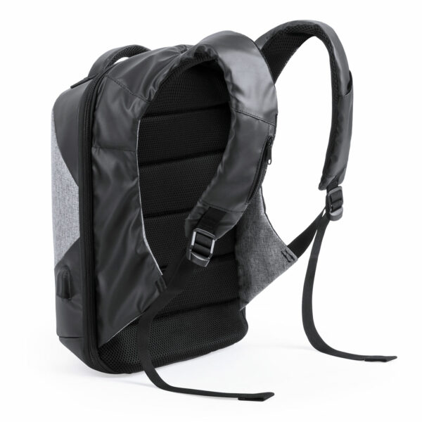 Zaino Personalizzato Antifurto Grigio Retro